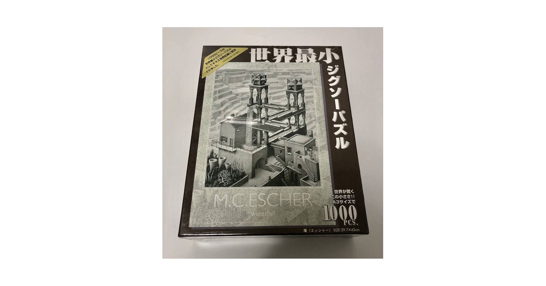 【ヴィンテージ】 M.Ｃ.ESCHER ジグゾーパズル 1500ピース 未開封 Amazon | テンヨー エッシャー M.C.Escher 滝 世界最小ジグソーパズル